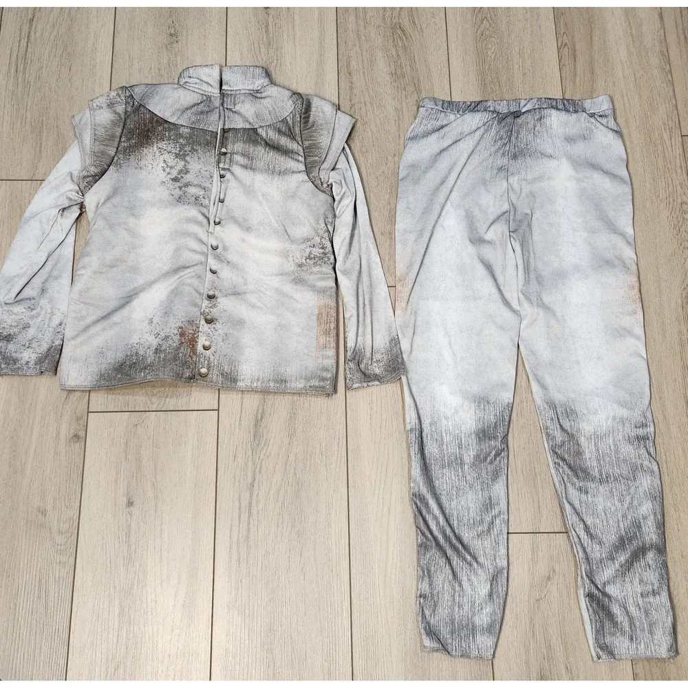 Youth Tin Man Inspired Costume Halloween Size M Wizard of Oz 2pc boys girls